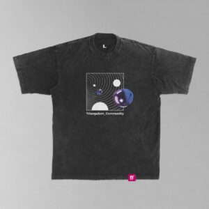 “Signal & Sphere” T-Shirt (Black)