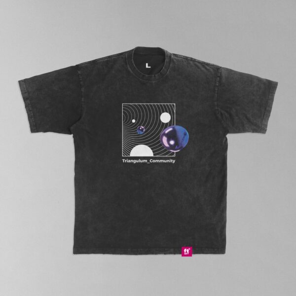 “Signal & Sphere” T-Shirt (Black)