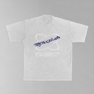 “Bold Text Stack” T-Shirt (White)