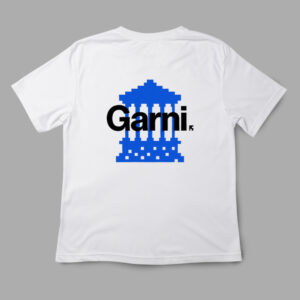 “Garni Pixel Temple” T-Shirt (White)