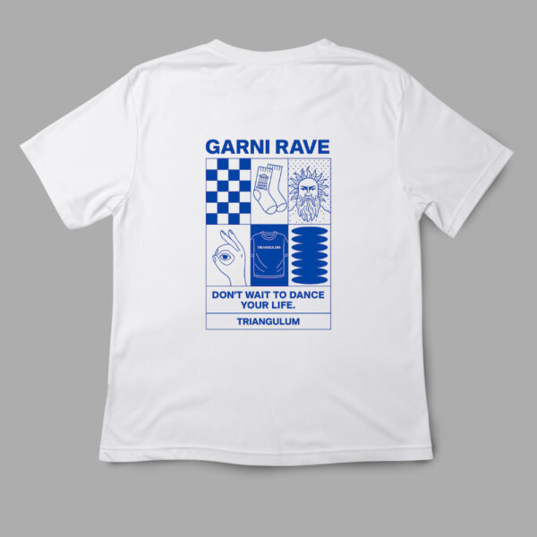 Футболка Garni Rave Символы (Белая)